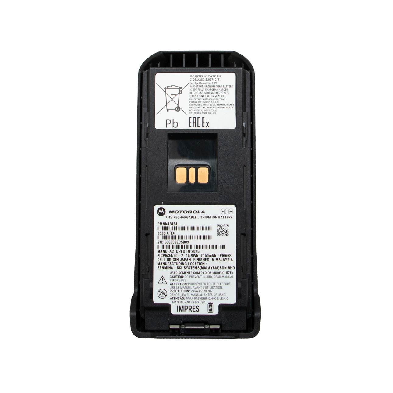 R7Ex IMPRES Li-Ion ATEX Battery