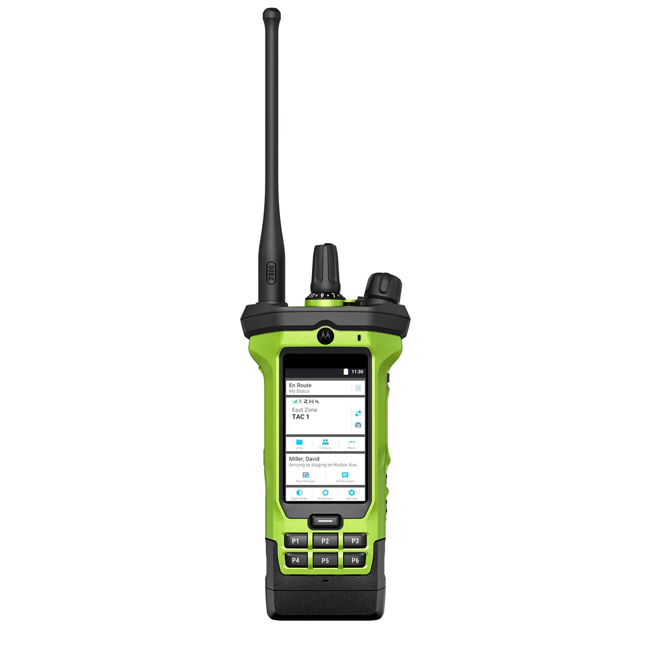 Front of N700 XE Single-band P25 Smart Radio