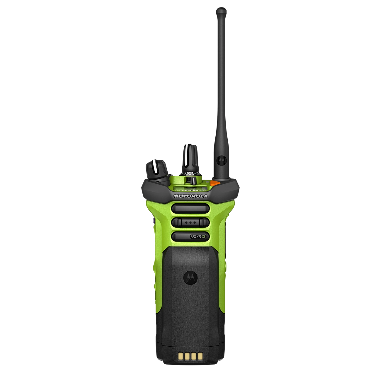 Back of N700 XE Single-band P25 Smart Radio