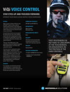 ViQi Voice Control Fact Sheet