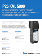 Cover image of the data sheet for KVL 5000