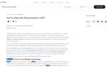 How to Deal with Ransomware in 2021