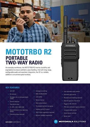MOTOTRBO R2 Datasheet Thumbnail