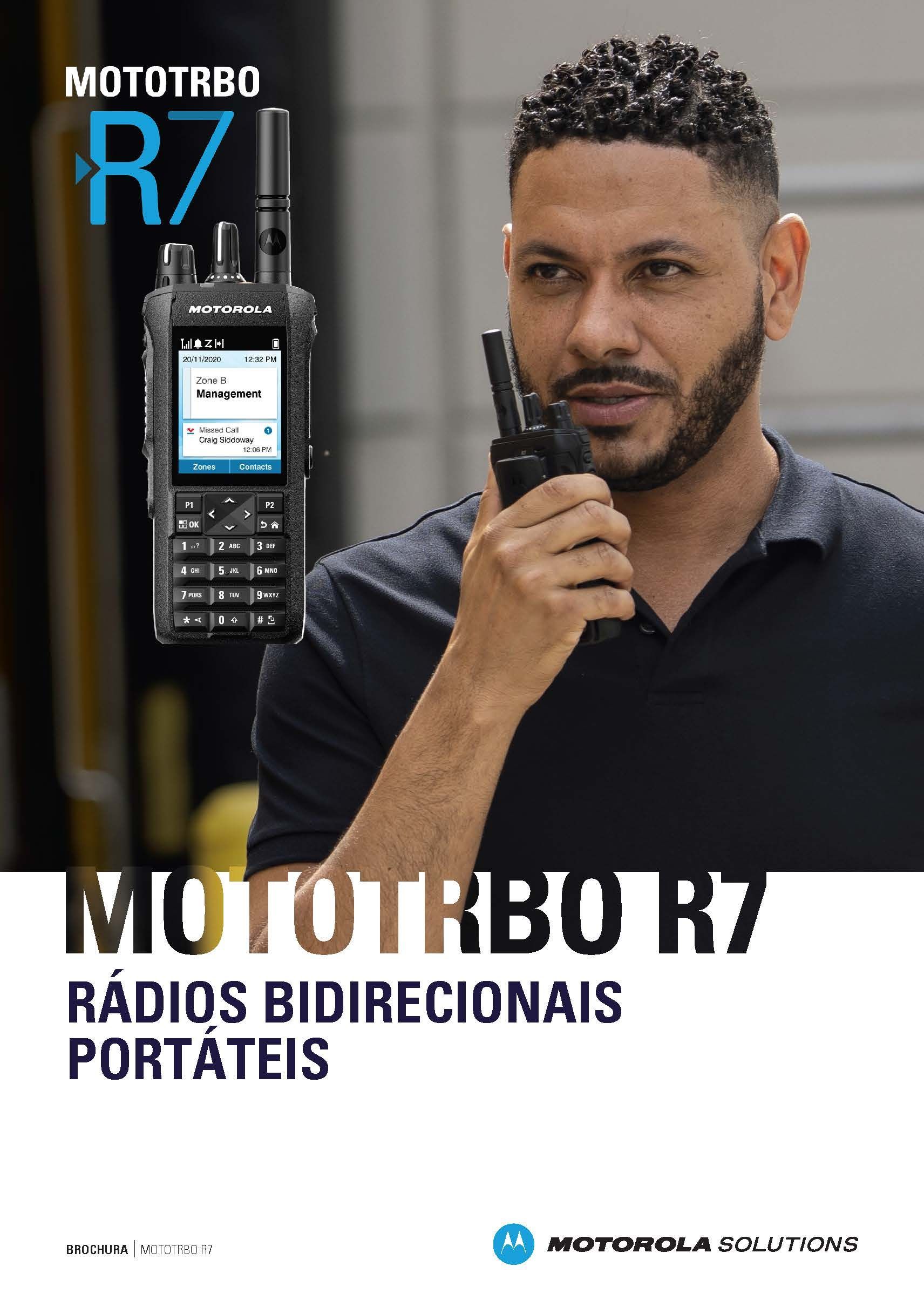R7 RÁDIOS BIDIRECIONAIS  PORTÁTEIS