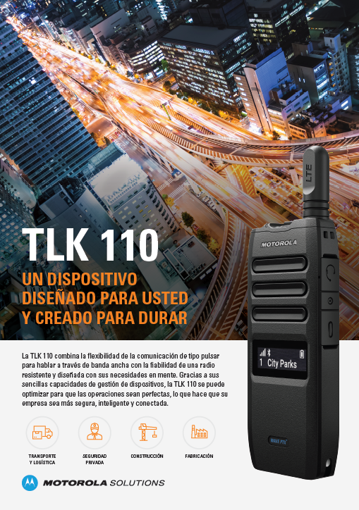 Folleto de TLK110