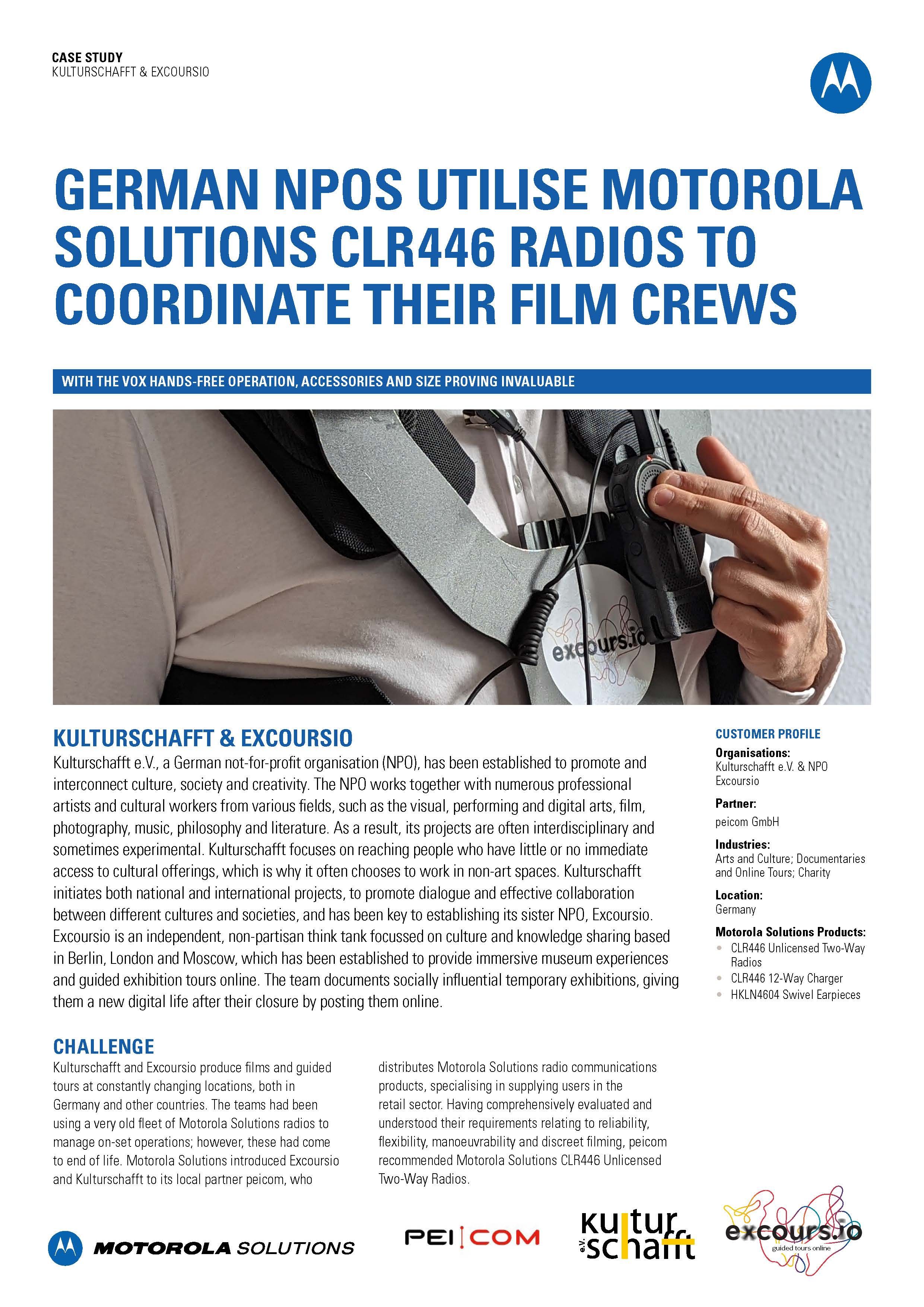 Kulturschafft CLR446 Case Study