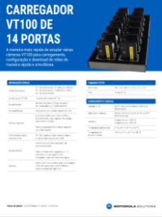 Especificações da plataforma VT100 de 14 portas
