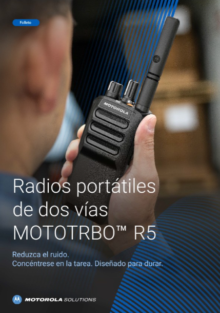 Folleto del MOTOTRBO R5