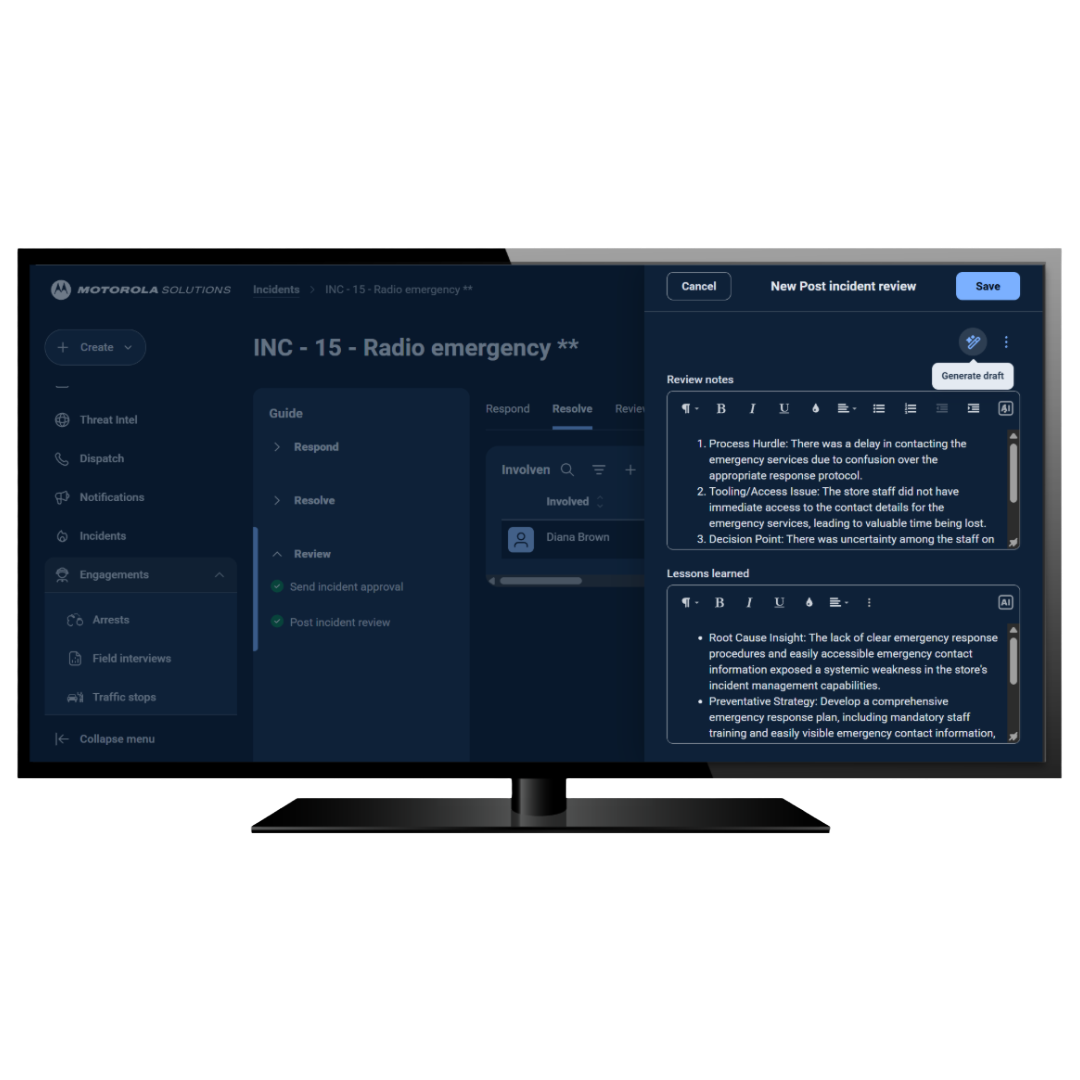 Assist AI in the Resilience platform