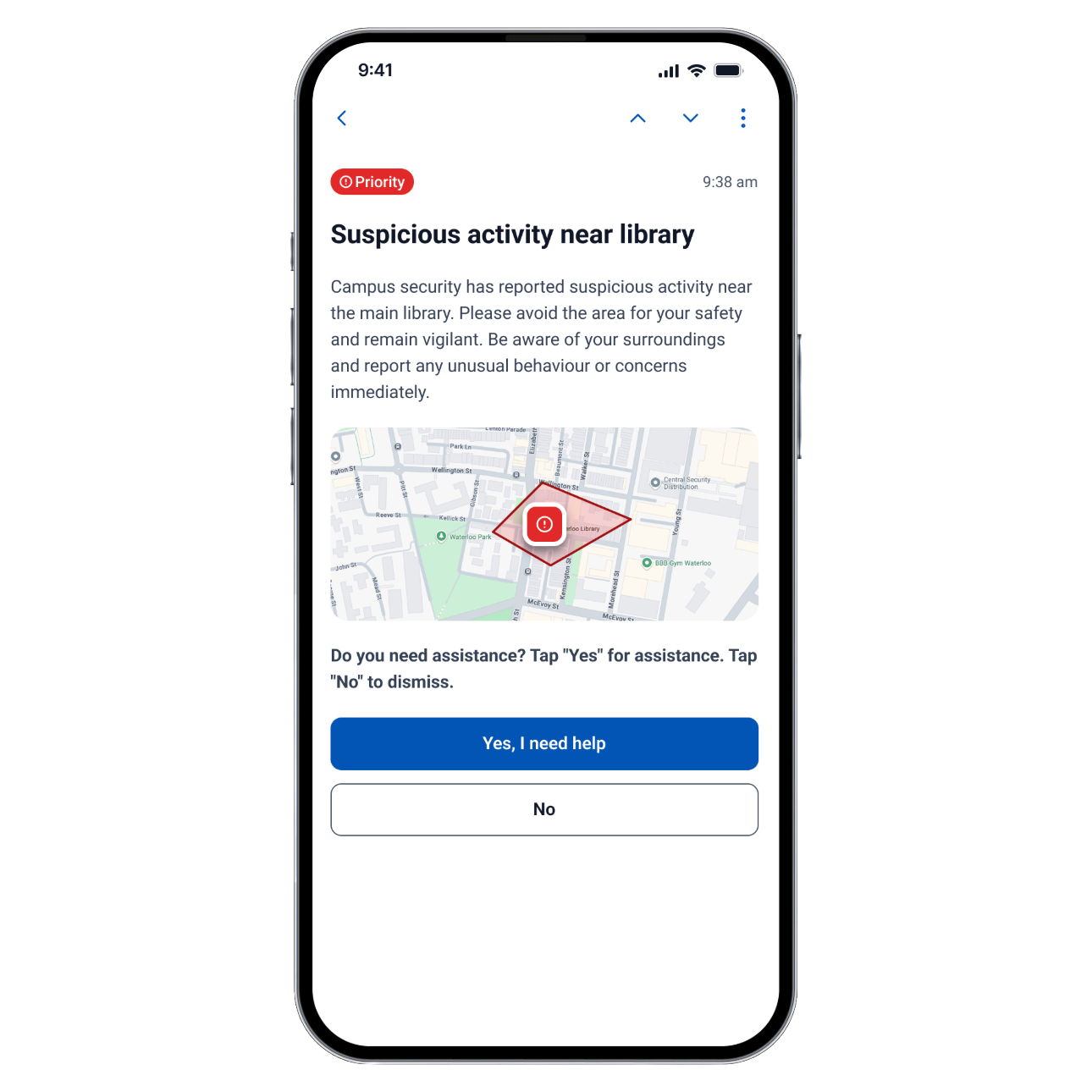 Engage mobile application