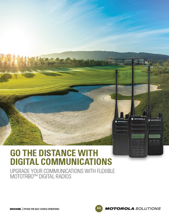 CP100d Golf Course Flyer