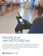 MOTOTRBO Ion Security fact sheet thumbnail