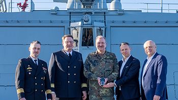 German Navy Vessel Equipped with DIMETRA X Core System