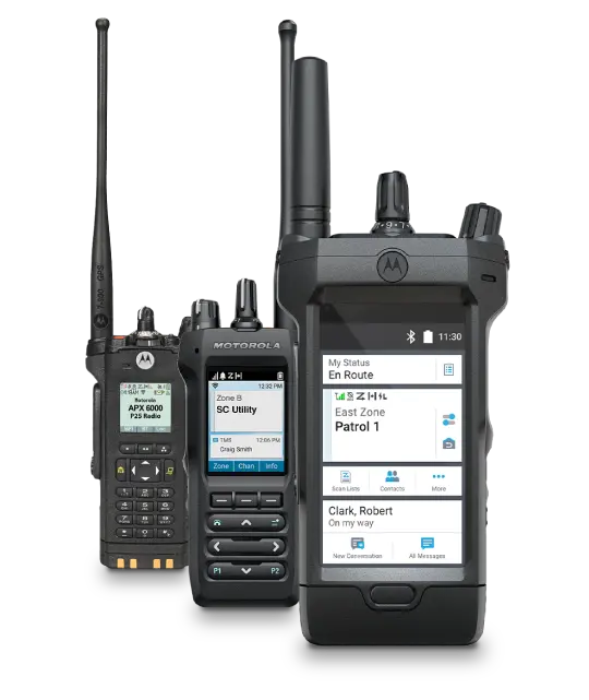 Portable and mobile radios