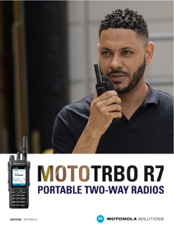 MOTOTRBO R7 Brochure Spread