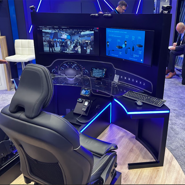 In car video system on display at CCW 2025