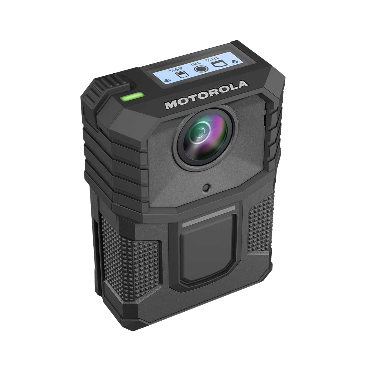 V300 body camera top left three-quarters