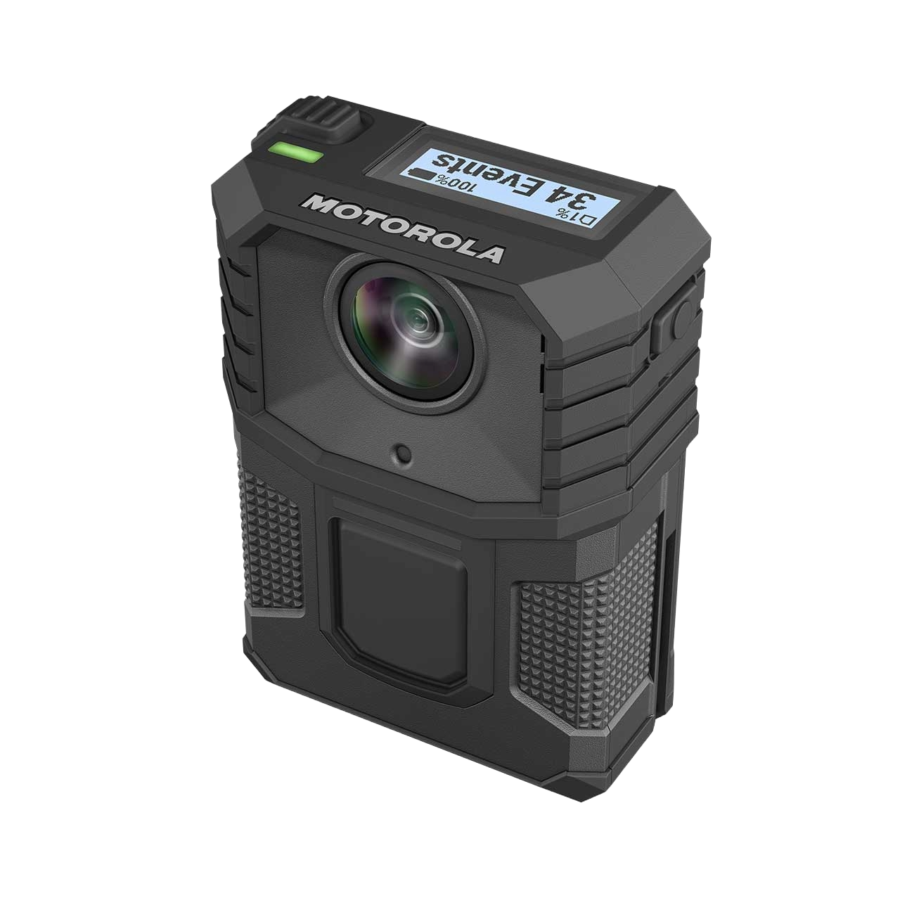 V300 body camera top right three-quarters