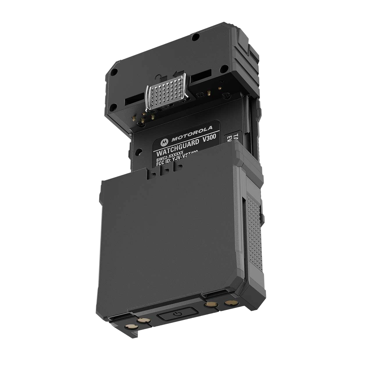 V300 body camera battery removal