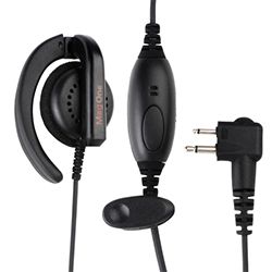 Mag One Ear Receiver With In-Line Microphone and PTT, VOX