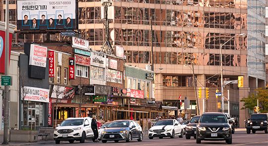 Younge Street in North York, Toronto, Ontario, Canada.