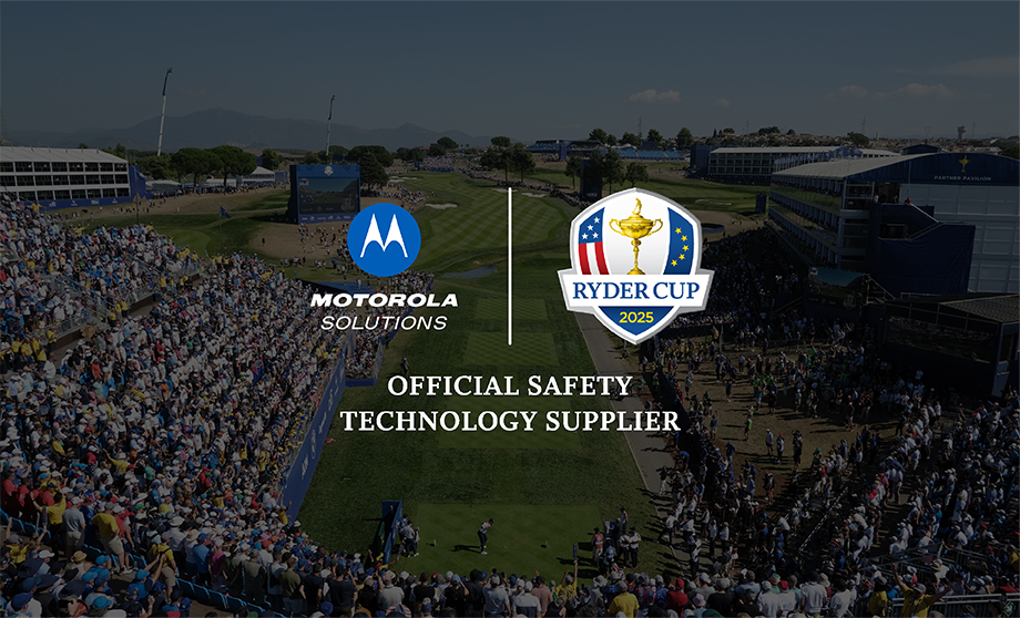 Motorola Solutions Named Official Safety Technology Supplier of the Ryder Cup through 2027