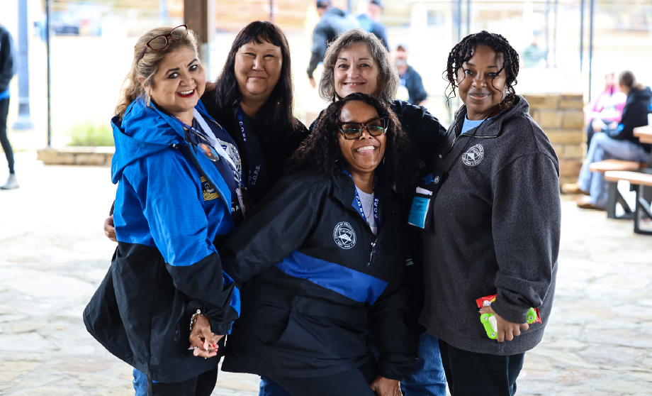 A group of volunteers.