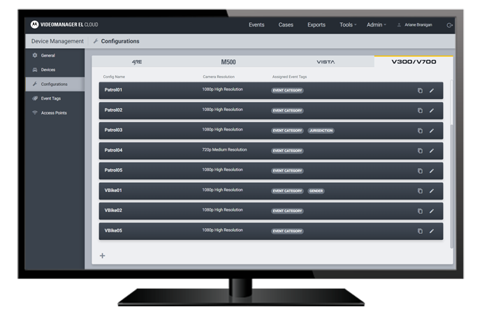 VideoManager EL Device Management
