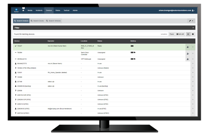 VideoManager device management
