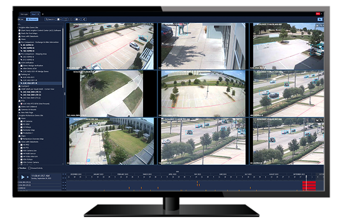 Livestreaming footage