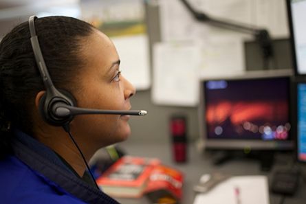 Calltaker using ng911 software