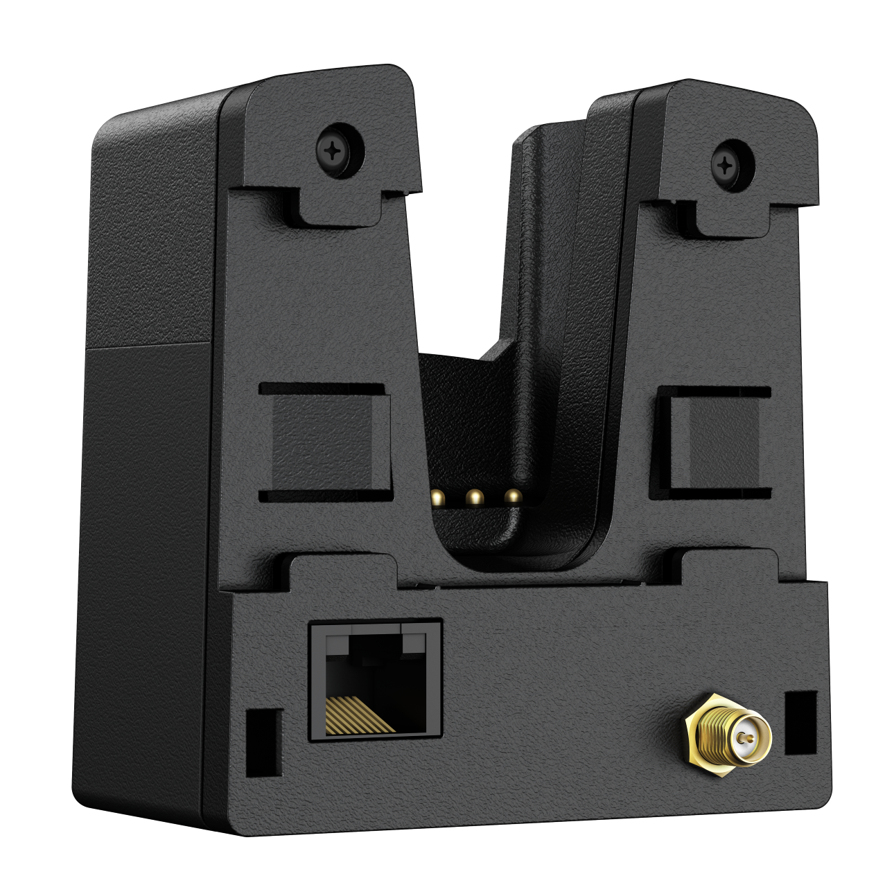 Wireless microphone charger, back