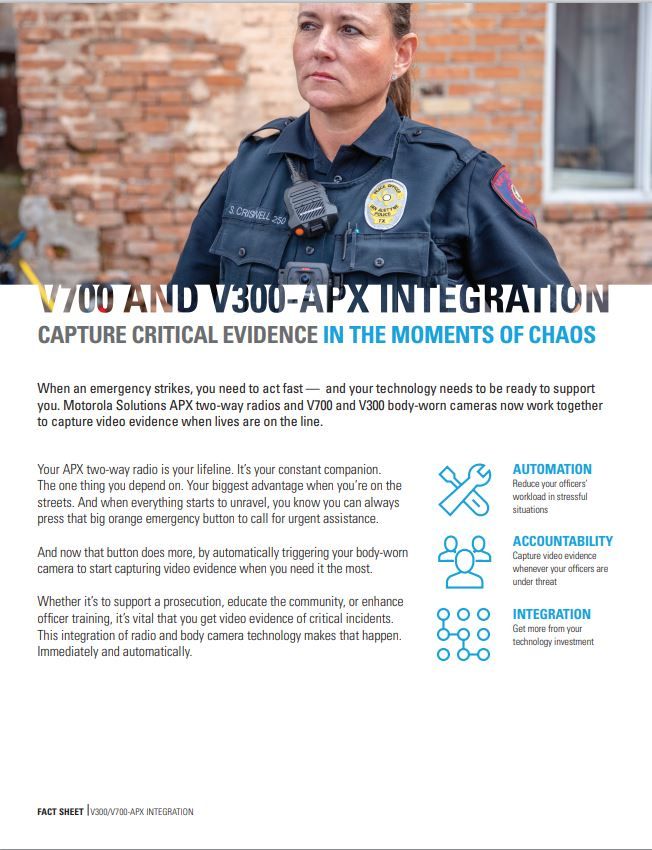 APX integration fact sheet