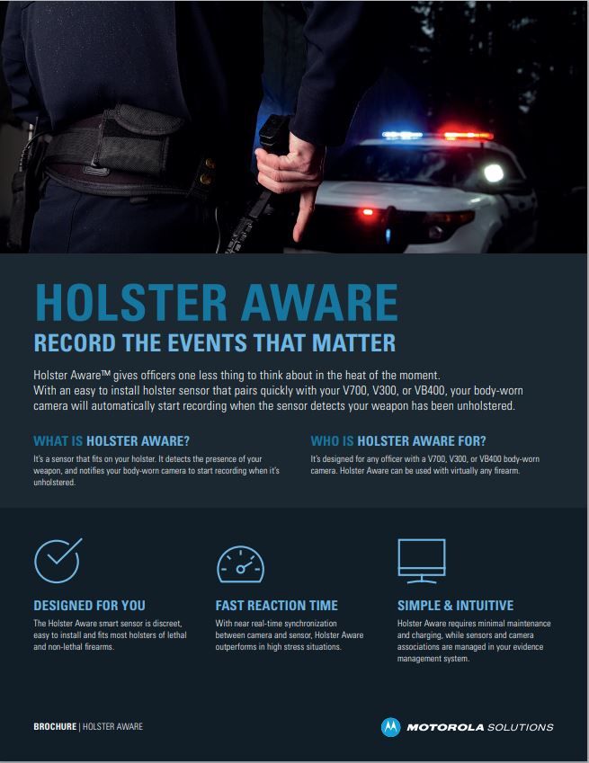 V700 Holster Aware brochure