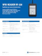 RF-220 RFID Reader Specifications