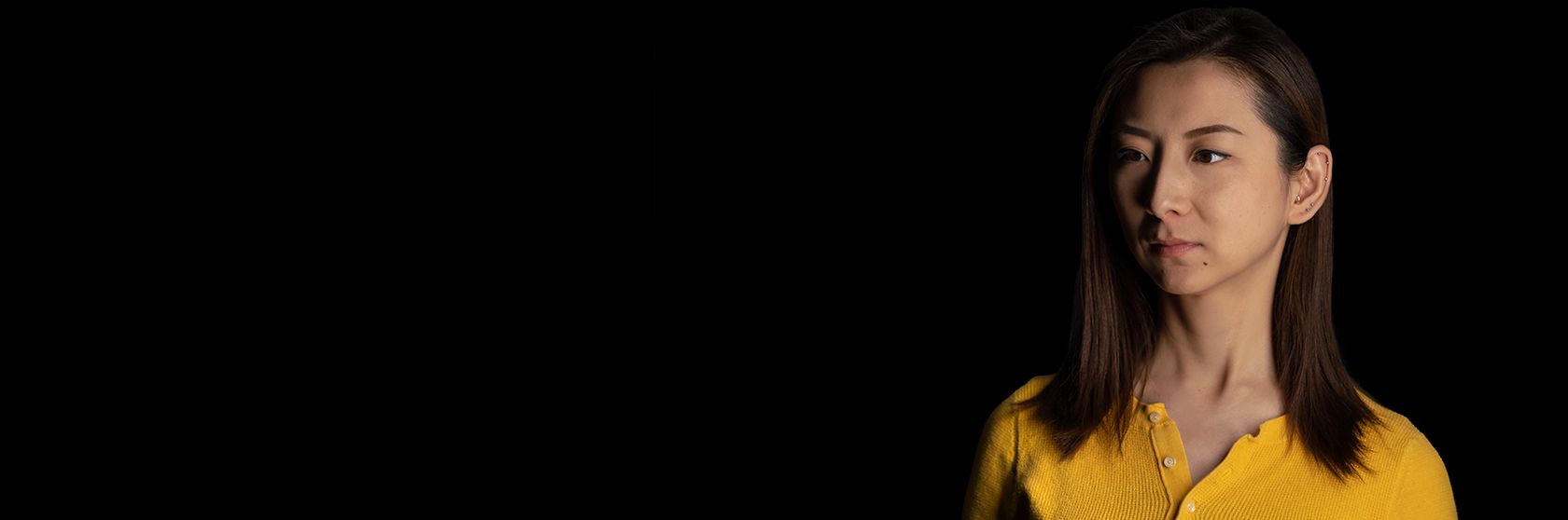 woman in yellow