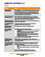 DIMETRA Express FAQ