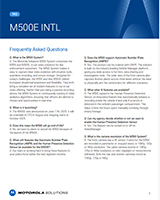 M500 FAQs