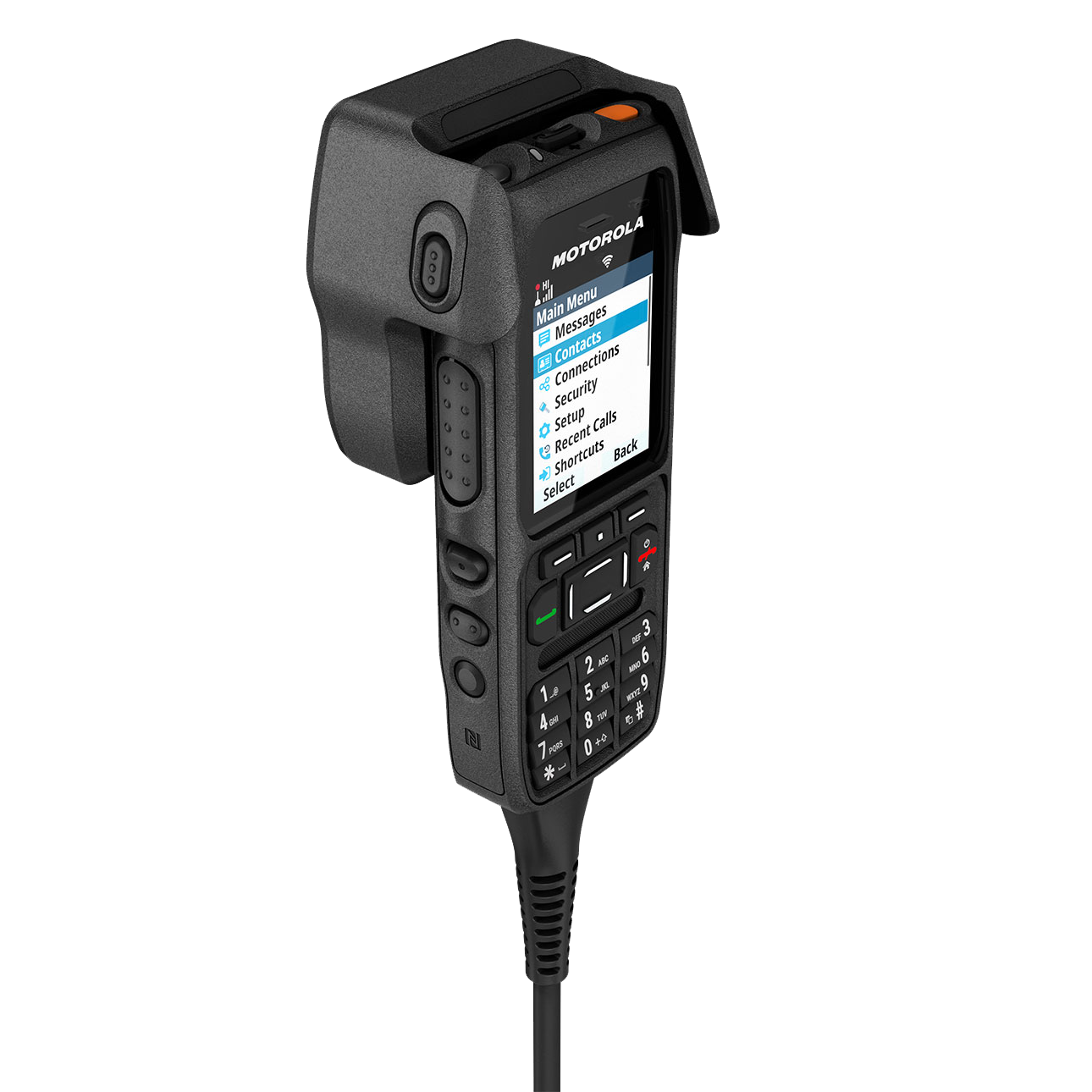 MXM600 M6 34 FRT LT Inclined with Cradle