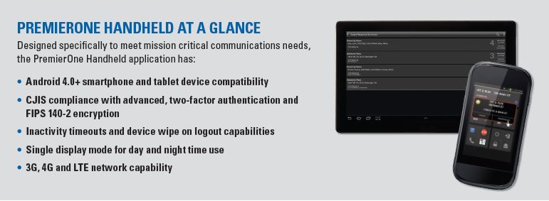 PremierOne Handheld At A Glance
