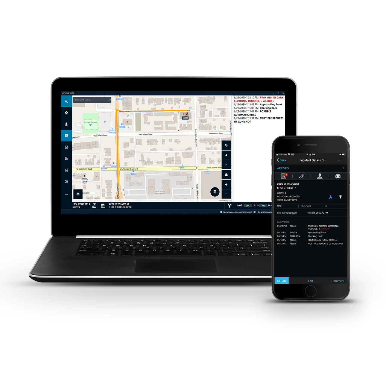 PremierOne Mobile on MDT and Smartphone
