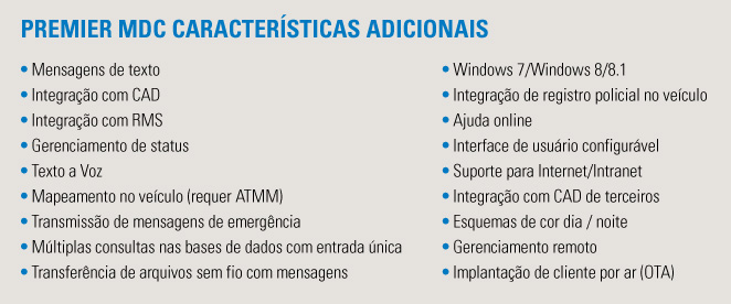 Premier MDC Additional Features