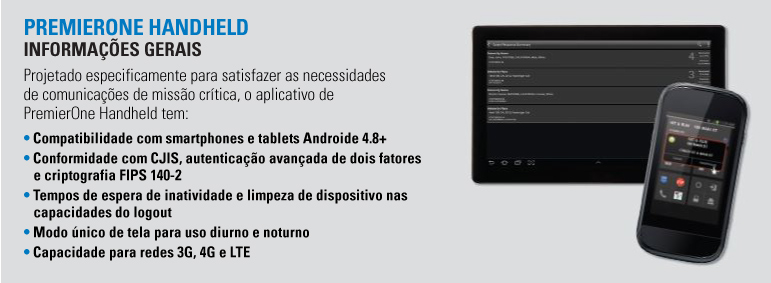 PremierOne Handheld At A Glance