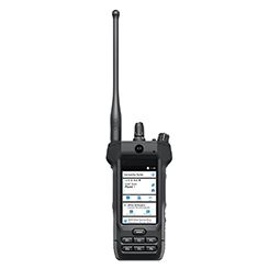 Black Motorola handheld APX N70 radio with antenna