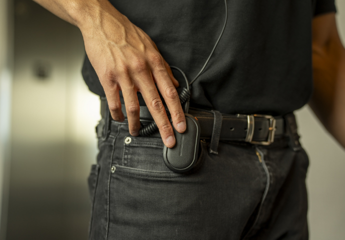 Staff using push to talk