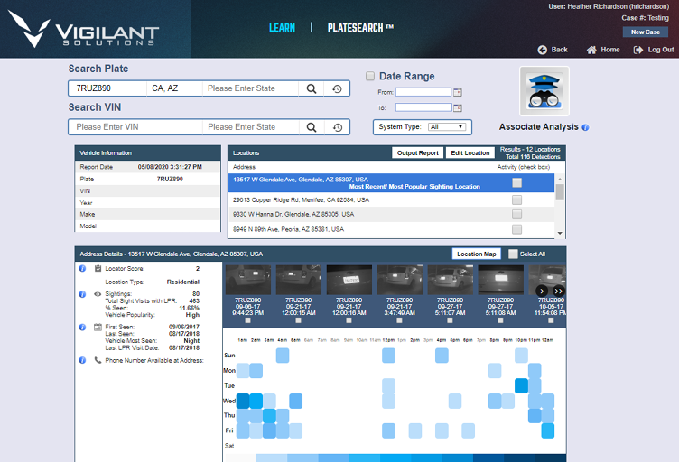 Vigilant PlateSearch Vigilant PlateSearch