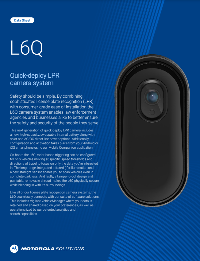 L6Q Camera System Data Sheet