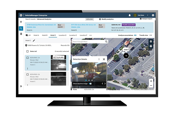 Locate the license plate