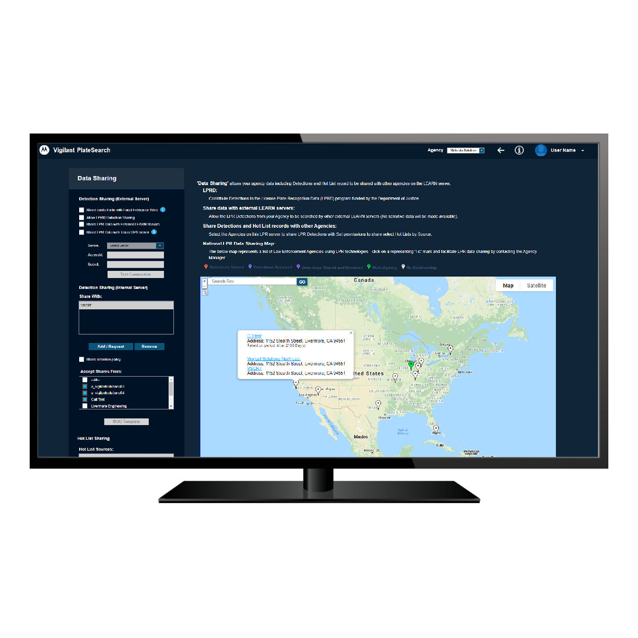 Vigilant PlateSearch Data Sharing
