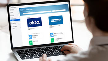 Laptop screen highlighting integrations